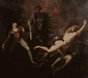 Johann Heinrich Fuseli Theodore Meets in the Wood the Spectre of His Ancestor Guido Cavalcanti Germany oil painting artist